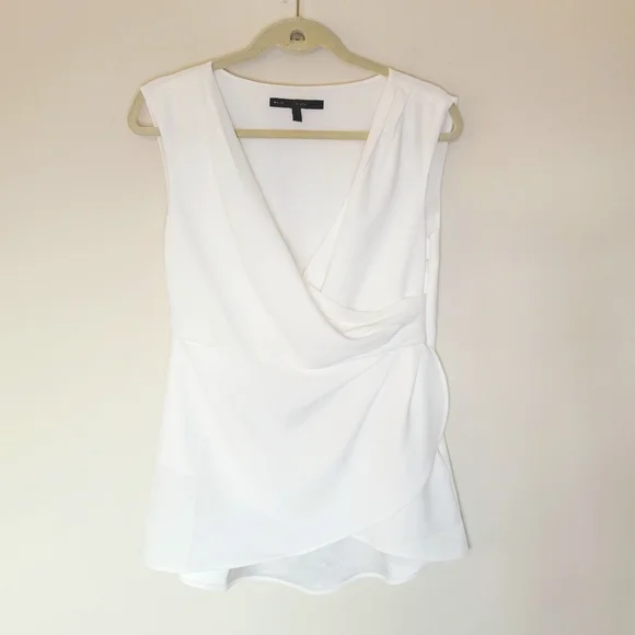 White House Black Market White Sleeveless Top - Picture 5 of 11